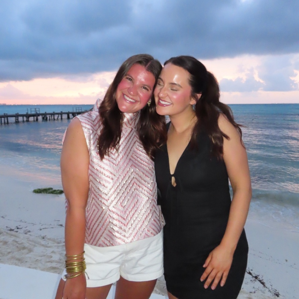 Stylish Pink Chevron Women's Tank Top